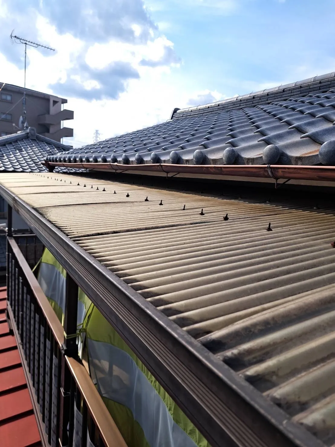 一般住宅 ベランダ屋根